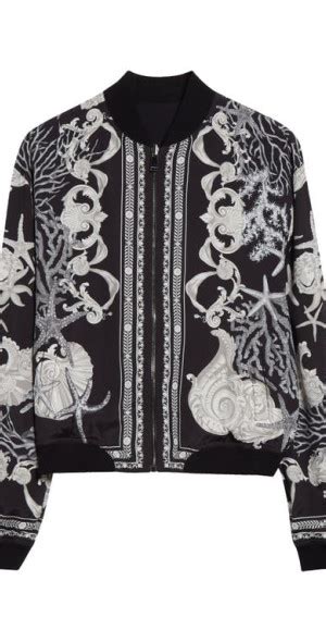 versace hundm bomber|Versace La Vacanza Reversible Bomber Jacket .